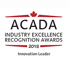 ACADA Industry excellence award - Innovation Leaders 2018