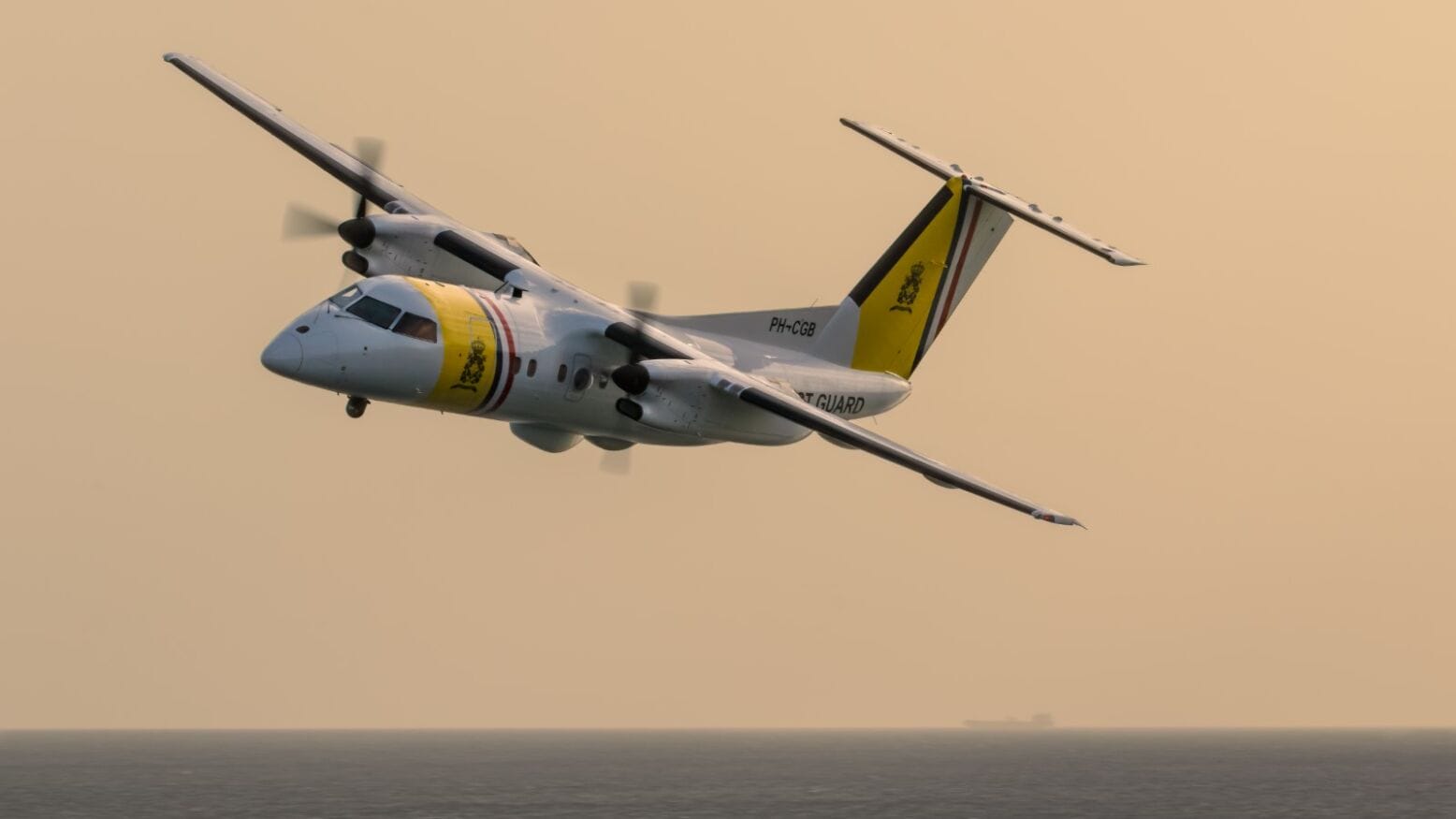 photograph of DHC-8 maritime patrol aircraft