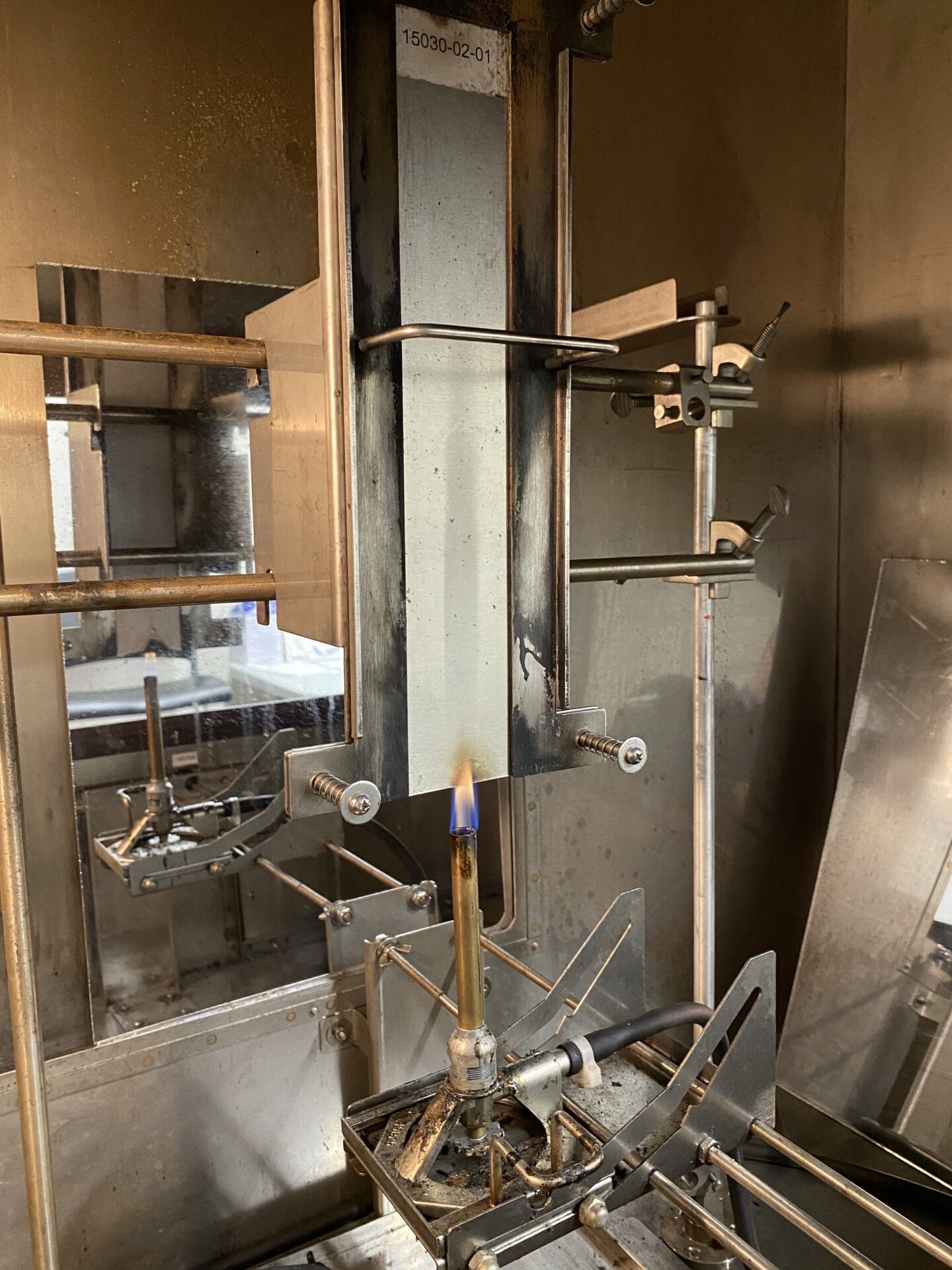 Vertical Burn Test