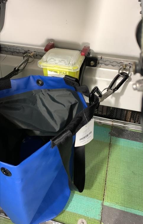 sharps container with waste bag
